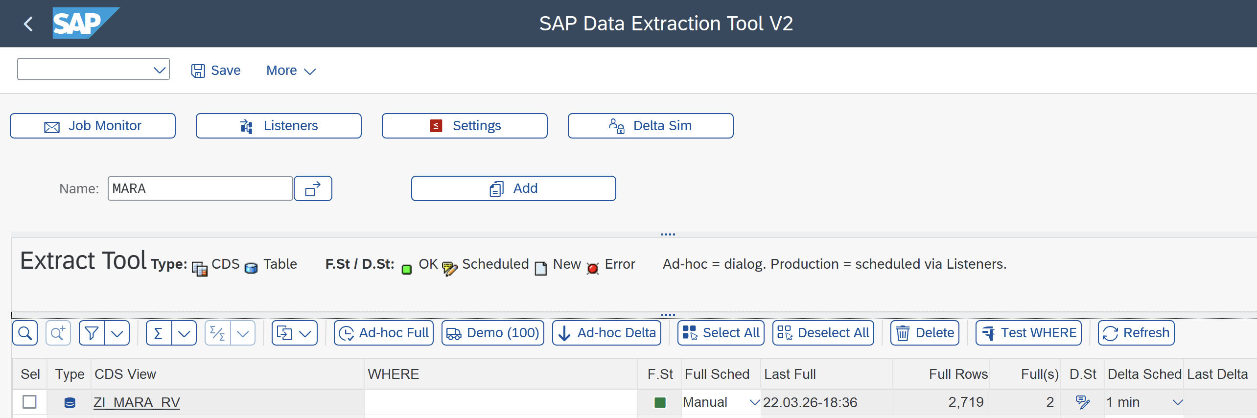 Table Replication — Work List